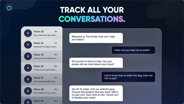 track all of your conversations