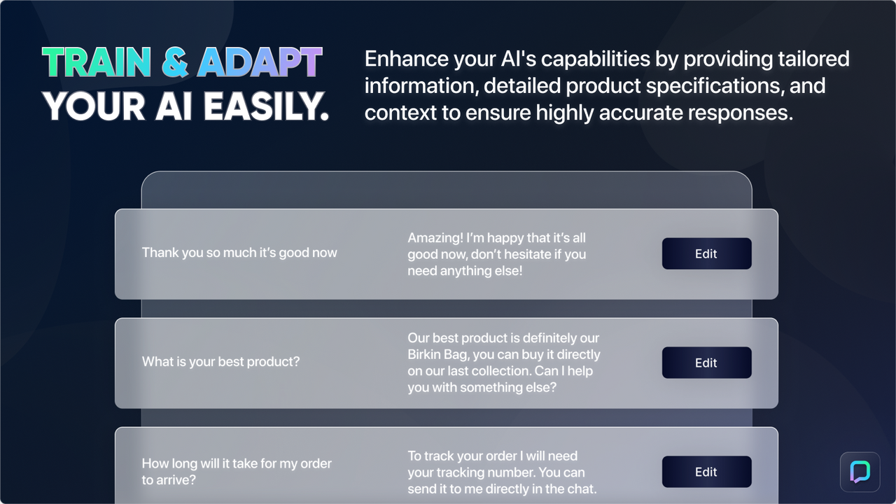 train & adapt your AI easily