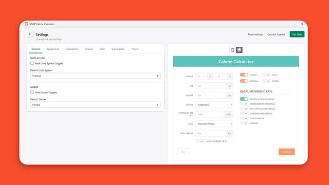 Configuraciones de Administrador