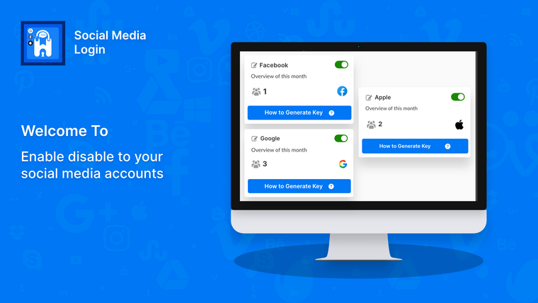 Hubify ‑ Social Login Screenshot