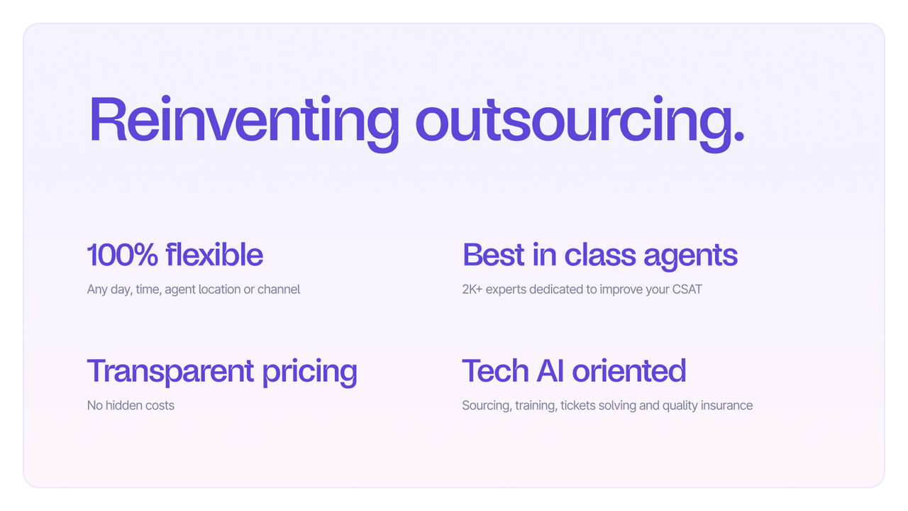 Onepilot herdefinieert outsourcing
