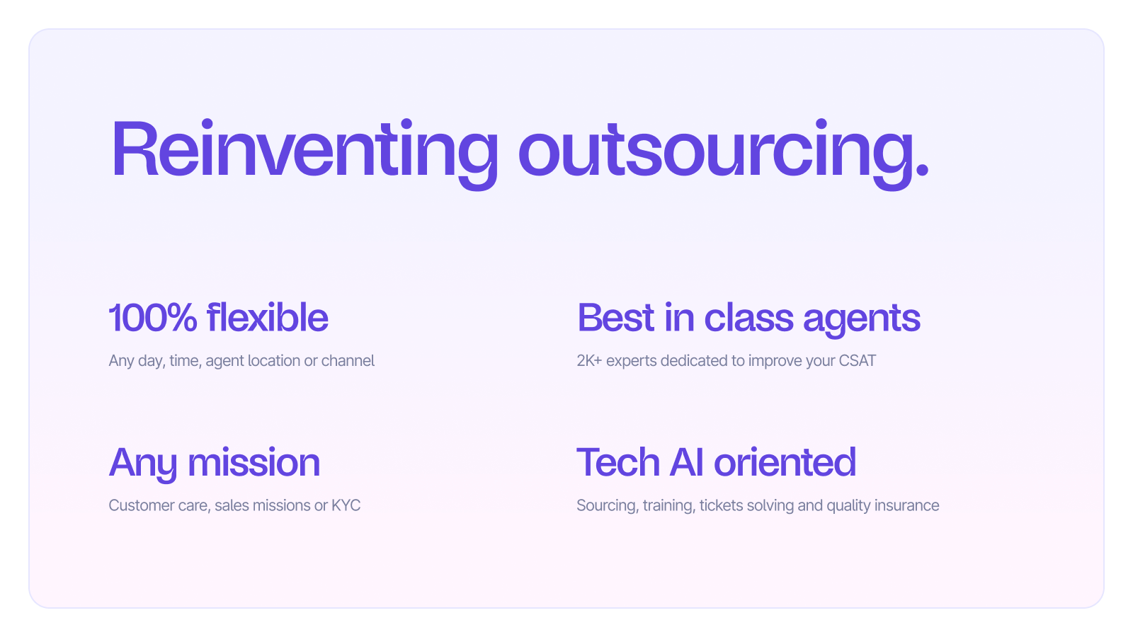 Onepilot is reinventing outsourcing