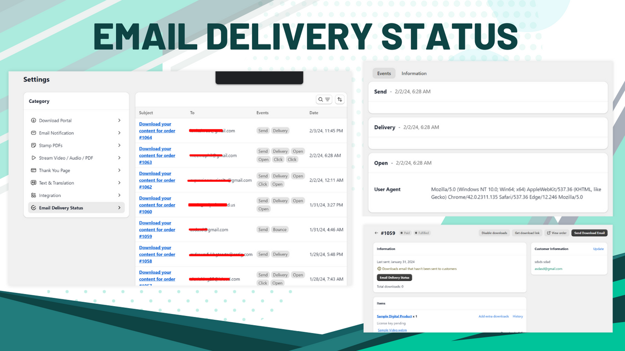 Estado de Entrega de Correo Electrónico