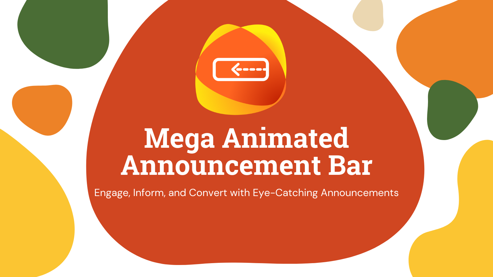 Mega Animated Announcement Bar - Annonces défilantes