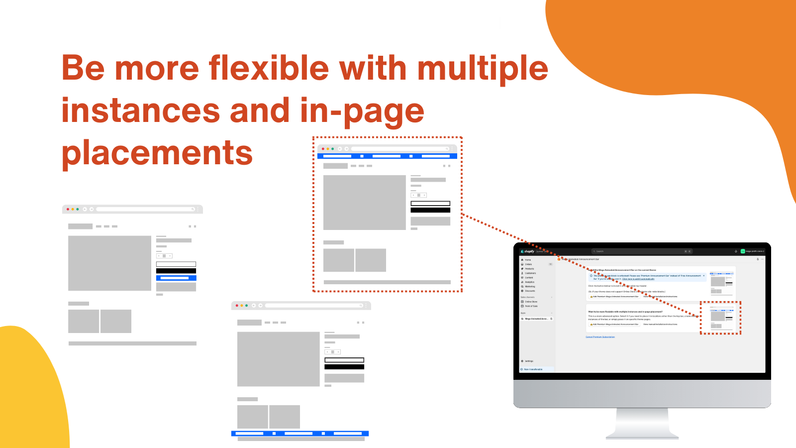 Mega Animated Announcement Bar - Flexible placements