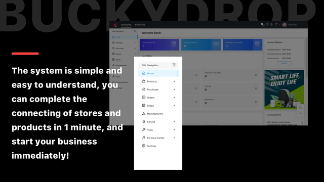 buckydrop-dropshipping-easy to operate
