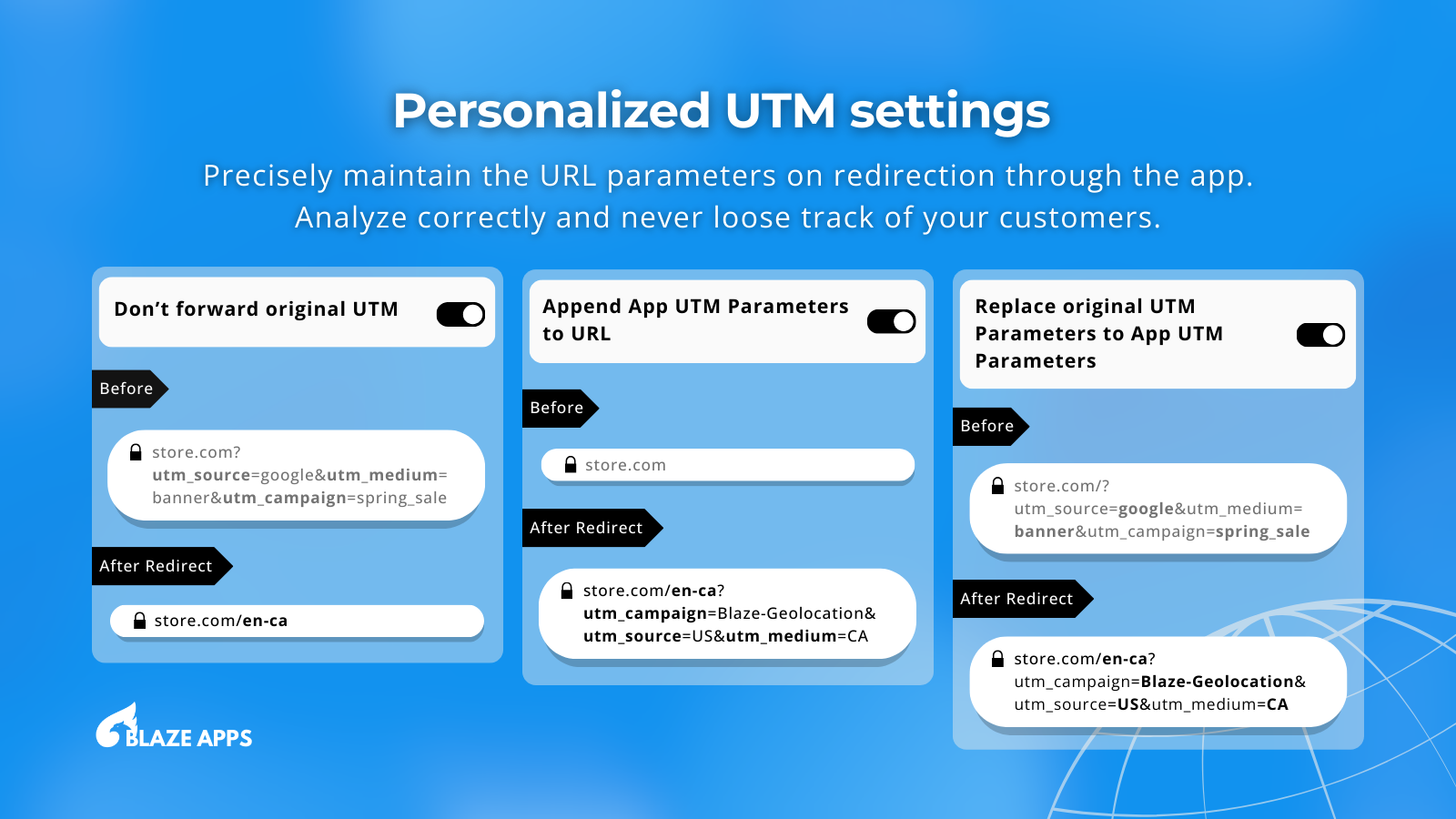 Personalized UTM Settings 