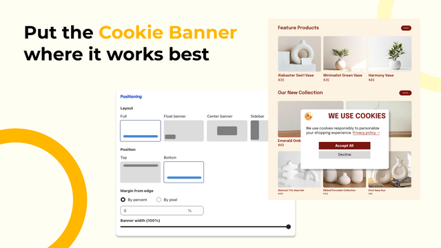 EU GDPR Cookiebanner