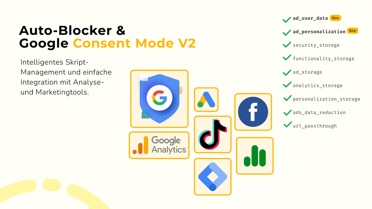 Auto-Blocker und Google Einwilligungsmodus V2