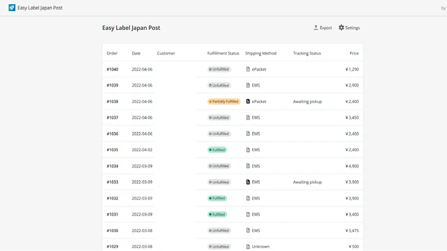 Ordrer Dashboard