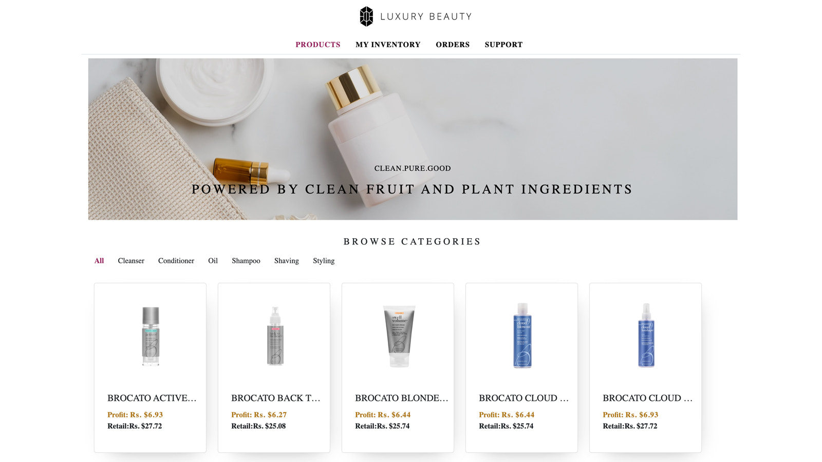 Luxury Beauty Producten om uit te kiezen