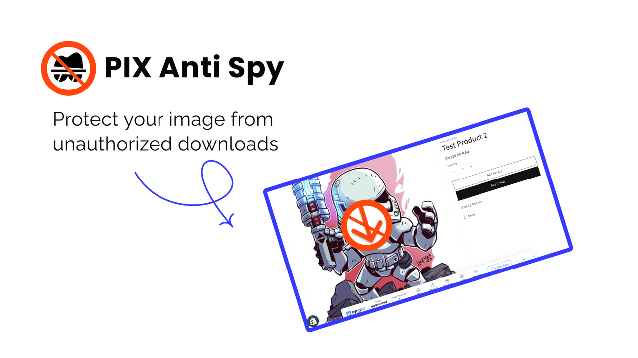 PIX - Anti Spy App, die hilft, die Daten Ihres Shops zu schützen