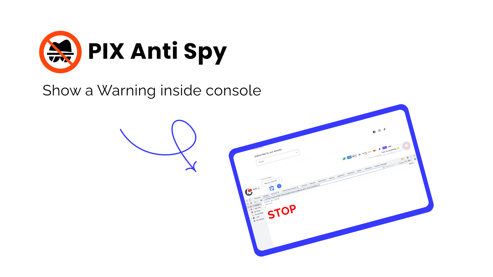 PIX - Anti Spy app die helpt bij het beschermen van de gegevens van uw winkel
