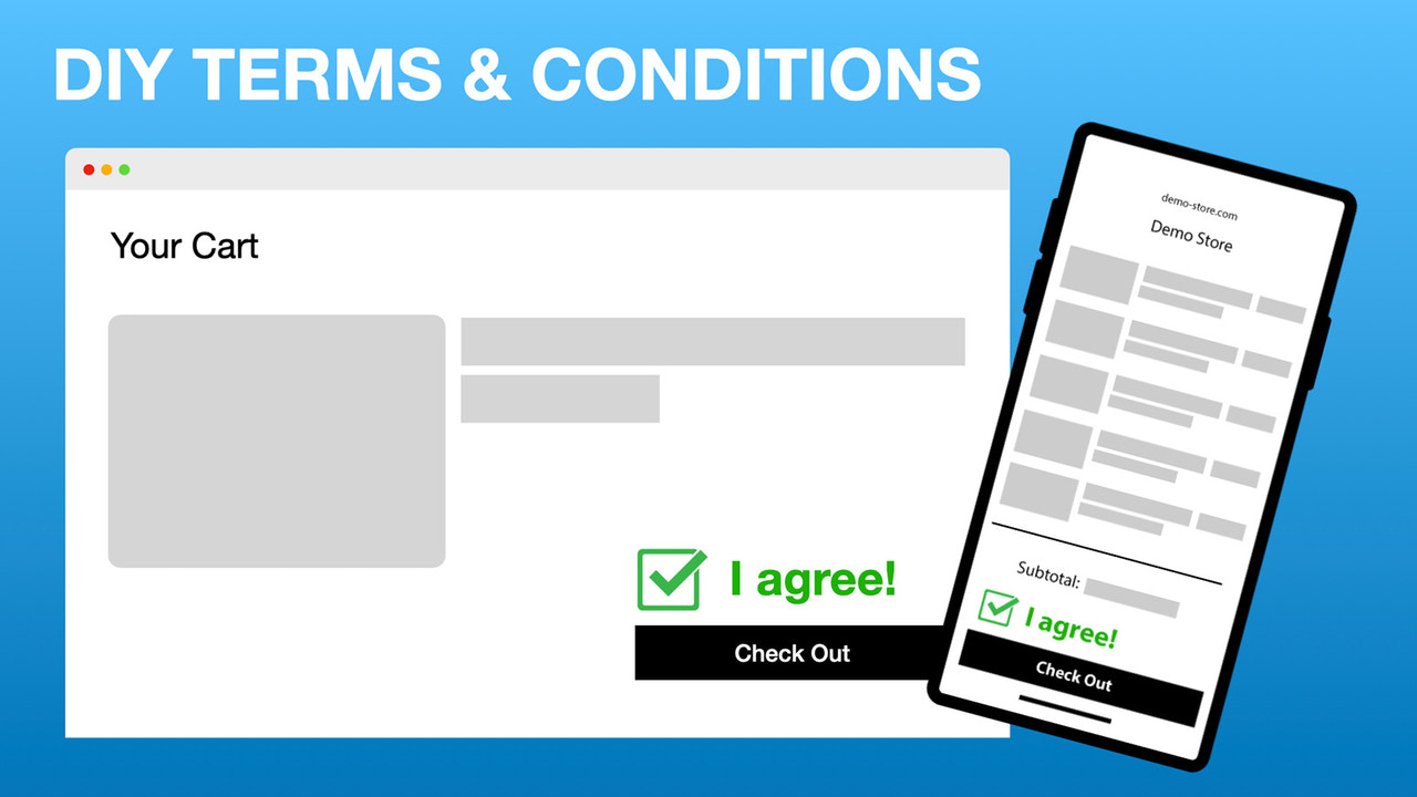 DIY Terms & Conditions Screenshot