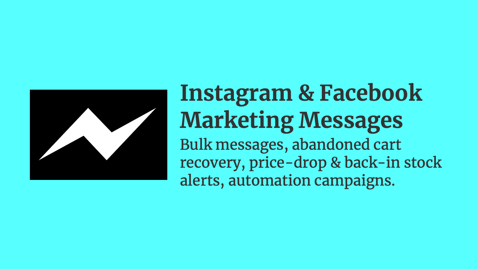Automatic customer re-engagement via Facebook Messenger