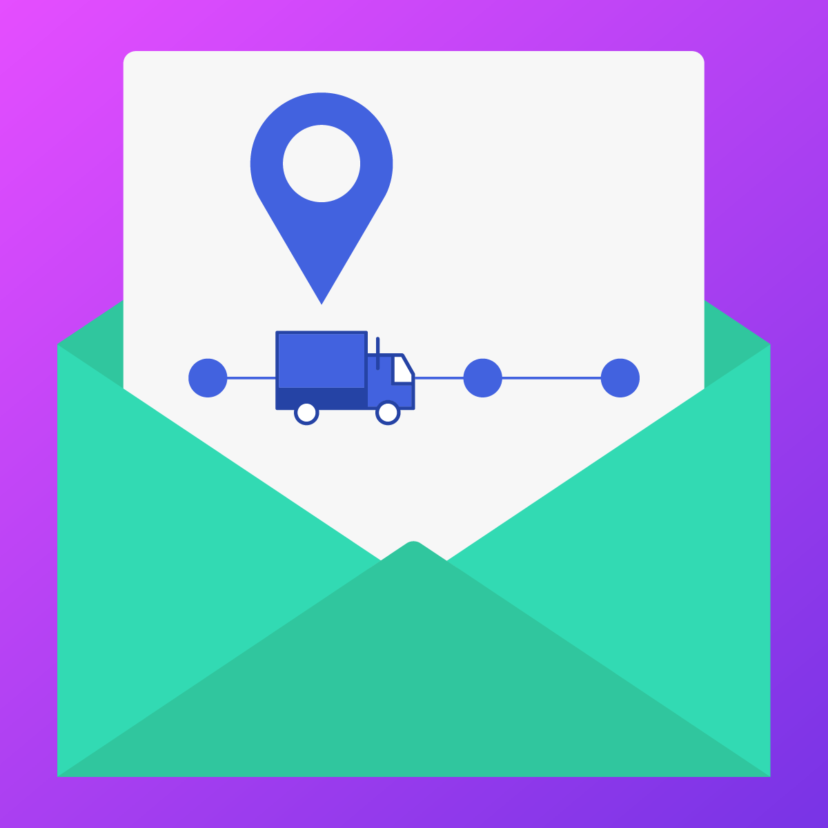 Live Shipment Track For Email icon