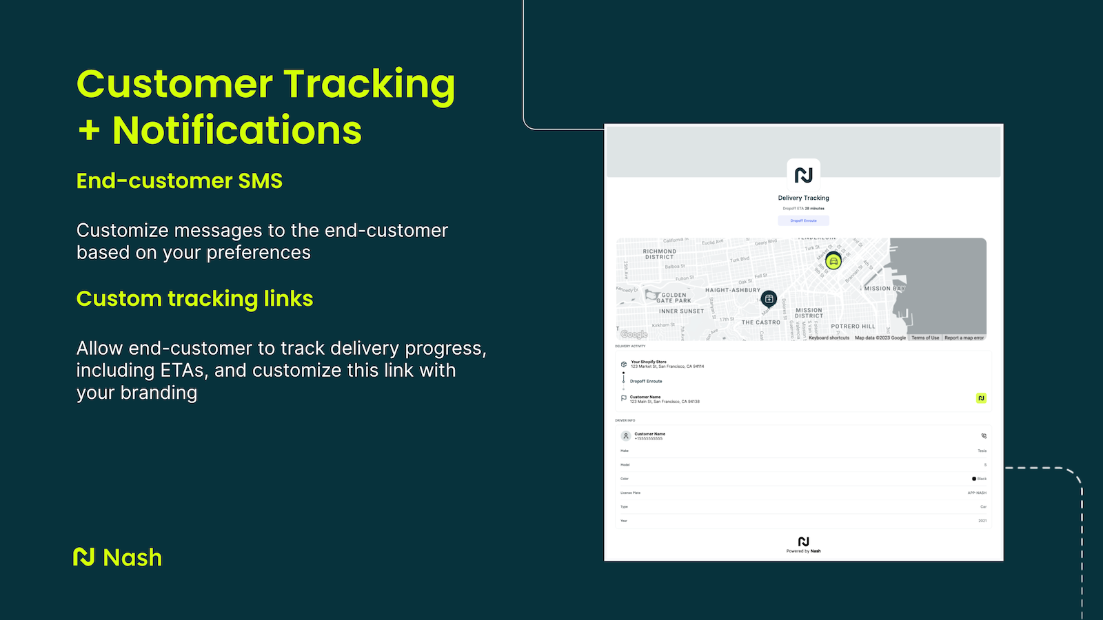 Customer Tracking  + Notifications