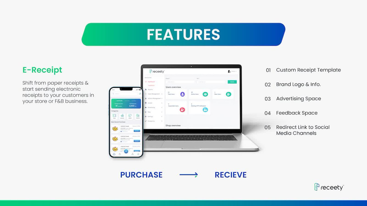 E-Receipts Feature