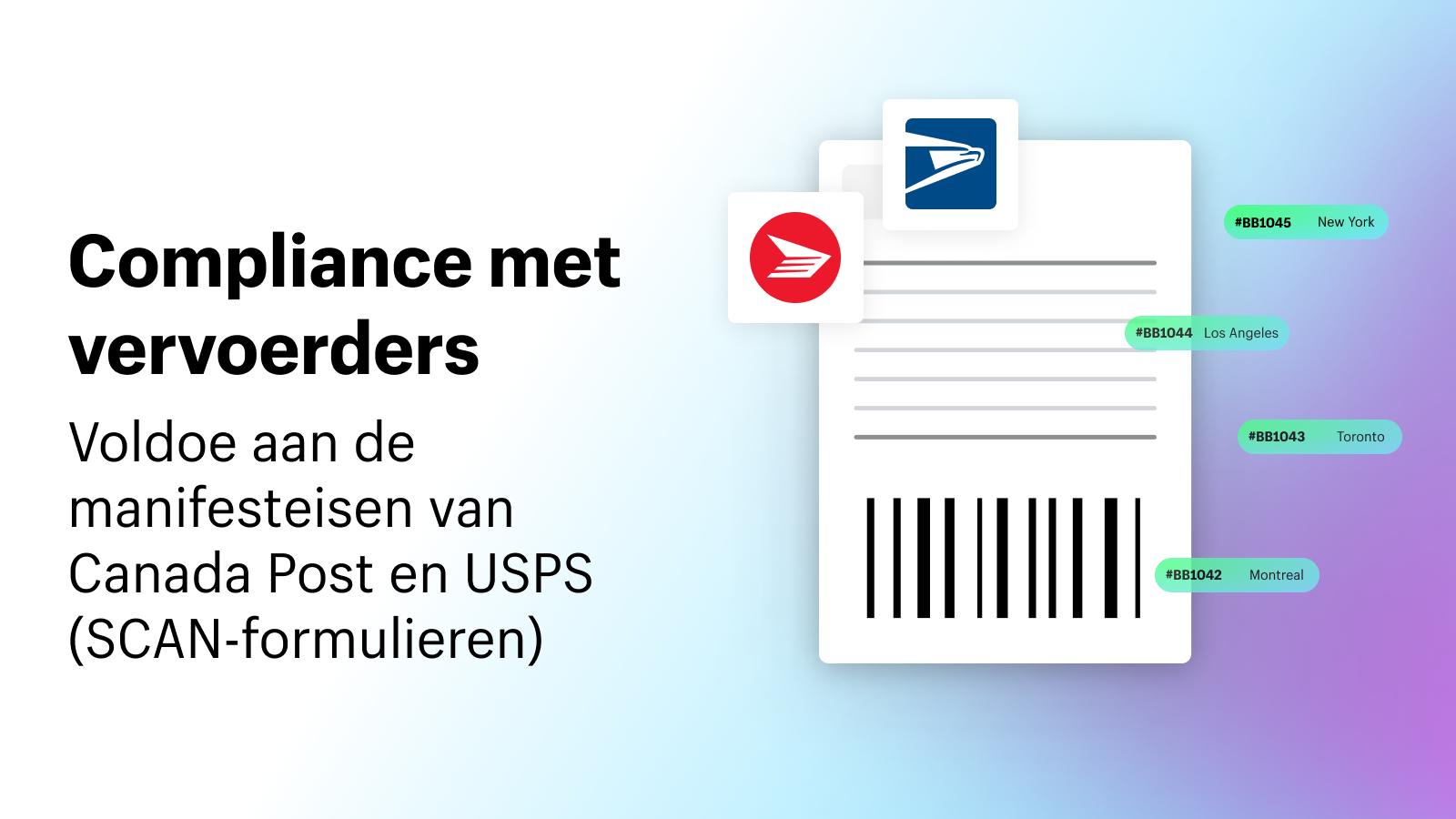 Compliance met vervoerders