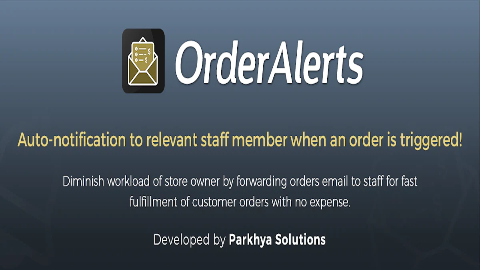 OrderAlerts Screenshot