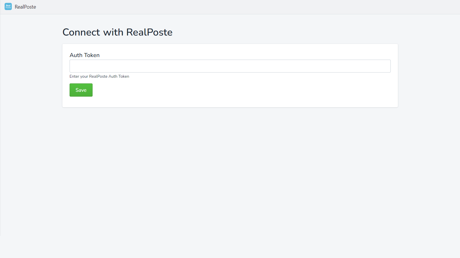 RealPoste - Shopify Sample