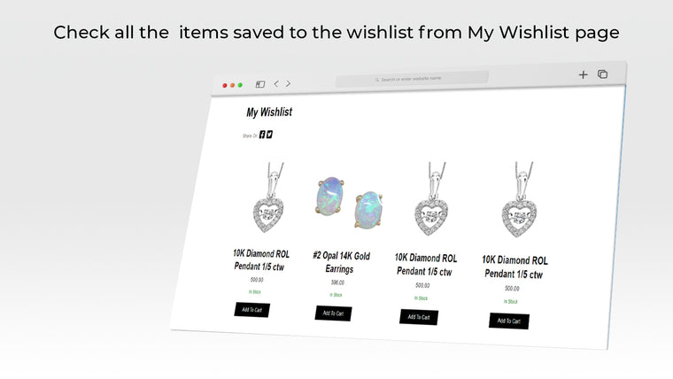 GemFind Jewelry WishlistⓇ Screenshot