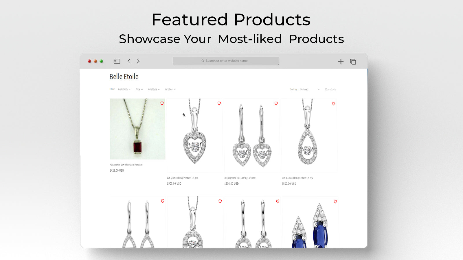 GemFind Jewelry WishlistⓇ Screenshot