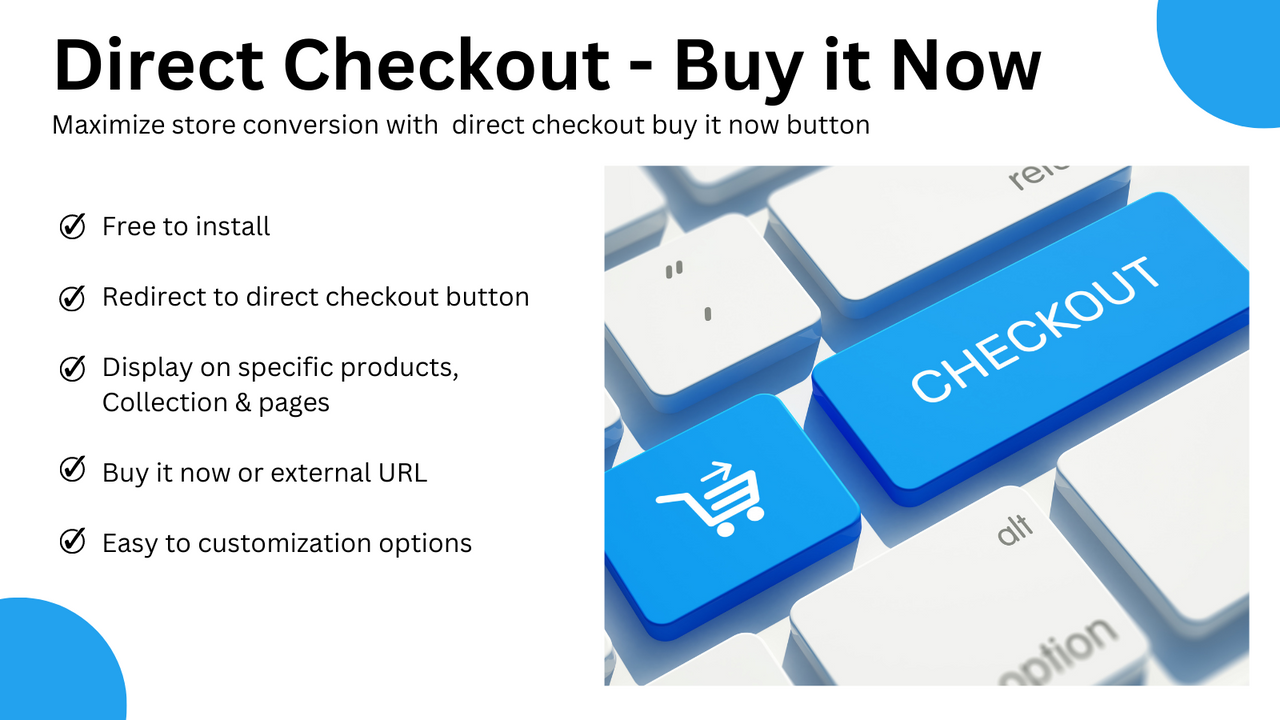 Página do produto com a opção de checkout rápido do Shopify mostrada