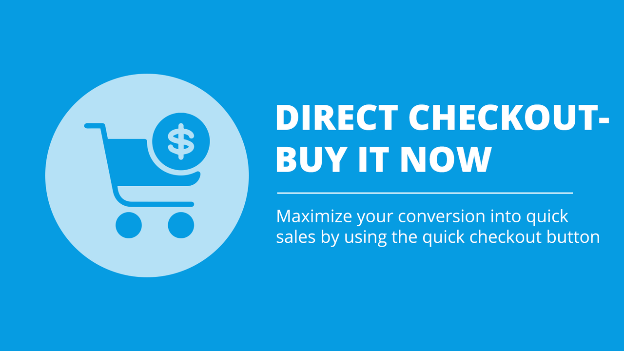 Shopify app: skip the add-to-cart button for fast checkout 