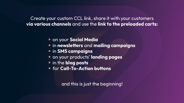 CCL Custom Cart & Checkout Links preloaded carts usage examples
