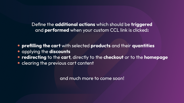 CCL Custom Cart & Checkout Links additional actions triggered