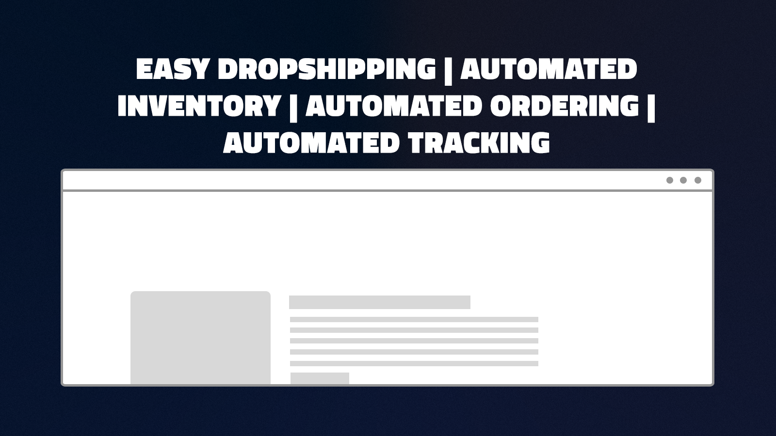 Seller Helper Dropshipping Automation