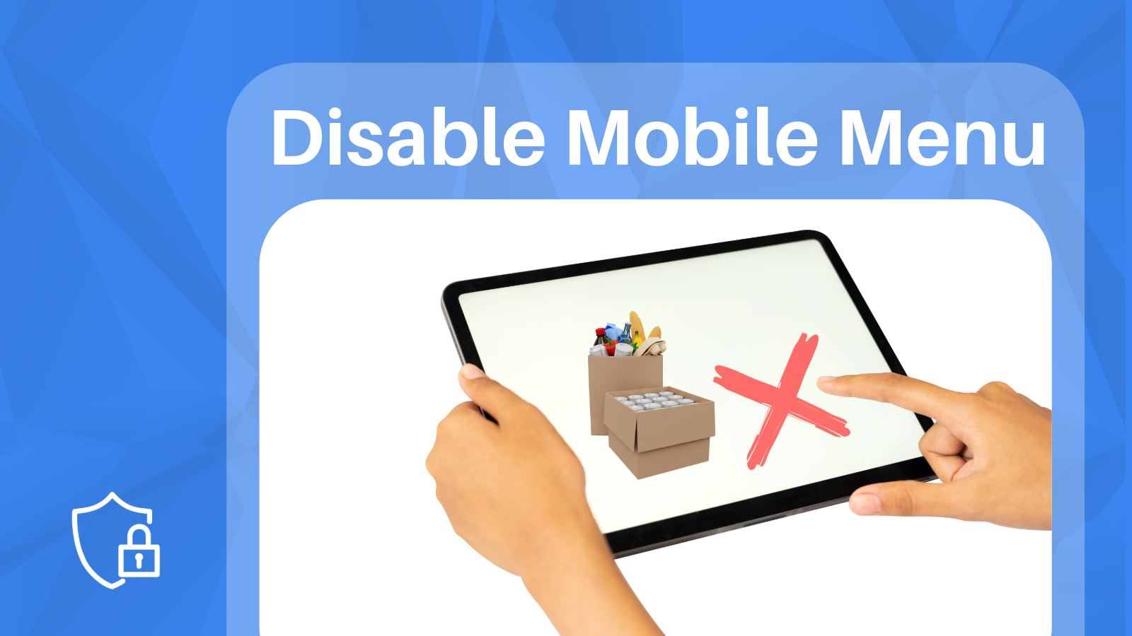 Disabilita menu su mobile durante lungo tocco.