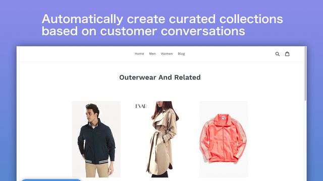 Crea colecciones automáticamente basadas en la conversación del cliente