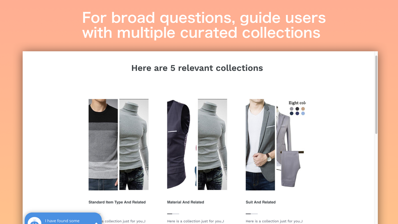 Guide users with multiple curated collections
