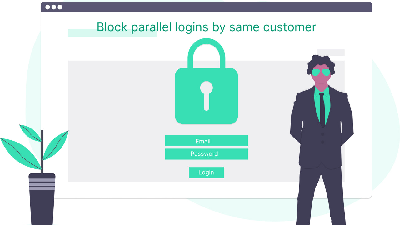 Parallelle login geblokkeerd