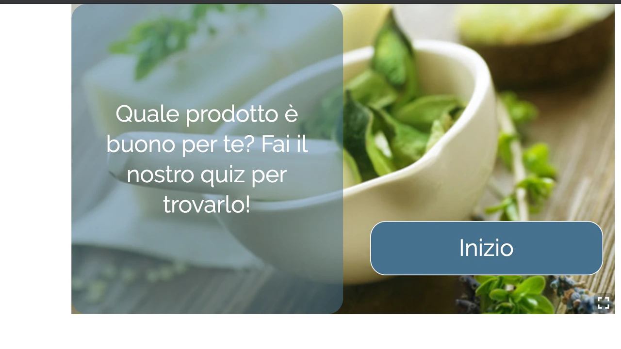 Pagina di partenza quiz