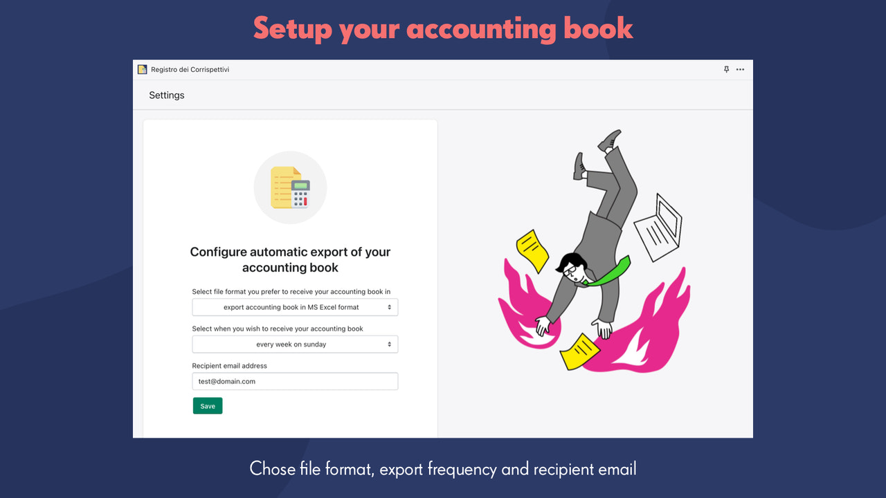 Configure your book in three easy steps