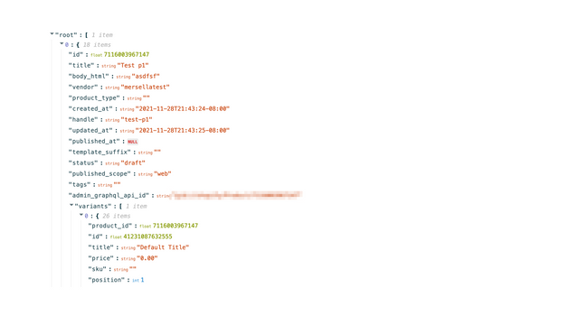 Udforsk JSON-dataens træstruktur