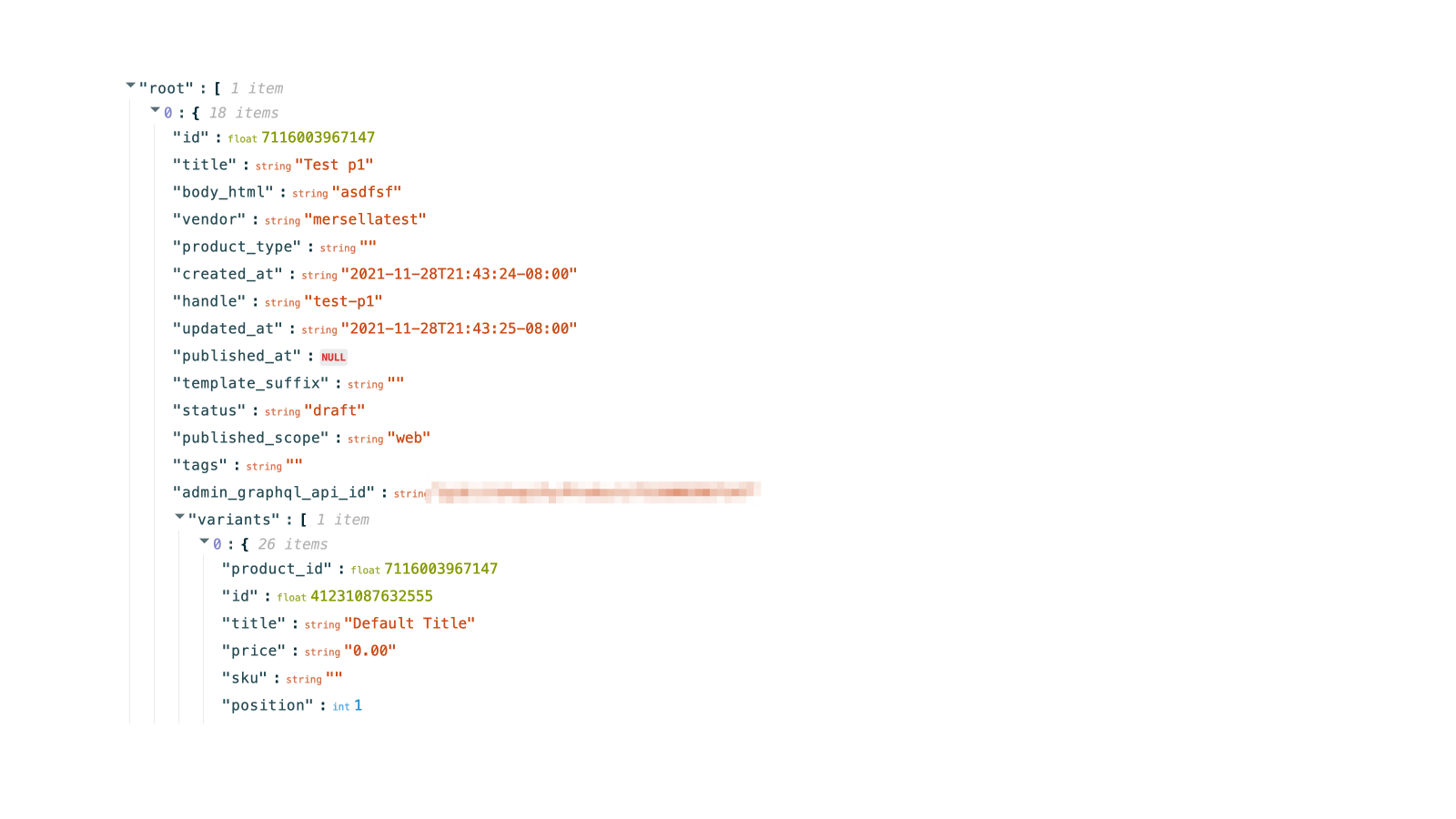 Udforsk JSON-dataens træstruktur