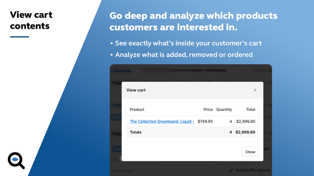 CartSpy - View cart contents