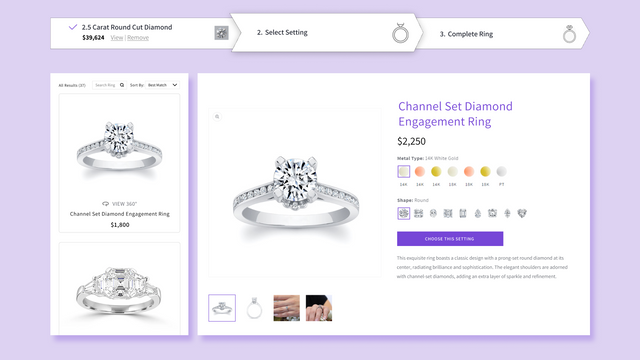 Create Your Perfect Ring with Our Easy-to-Use Builder