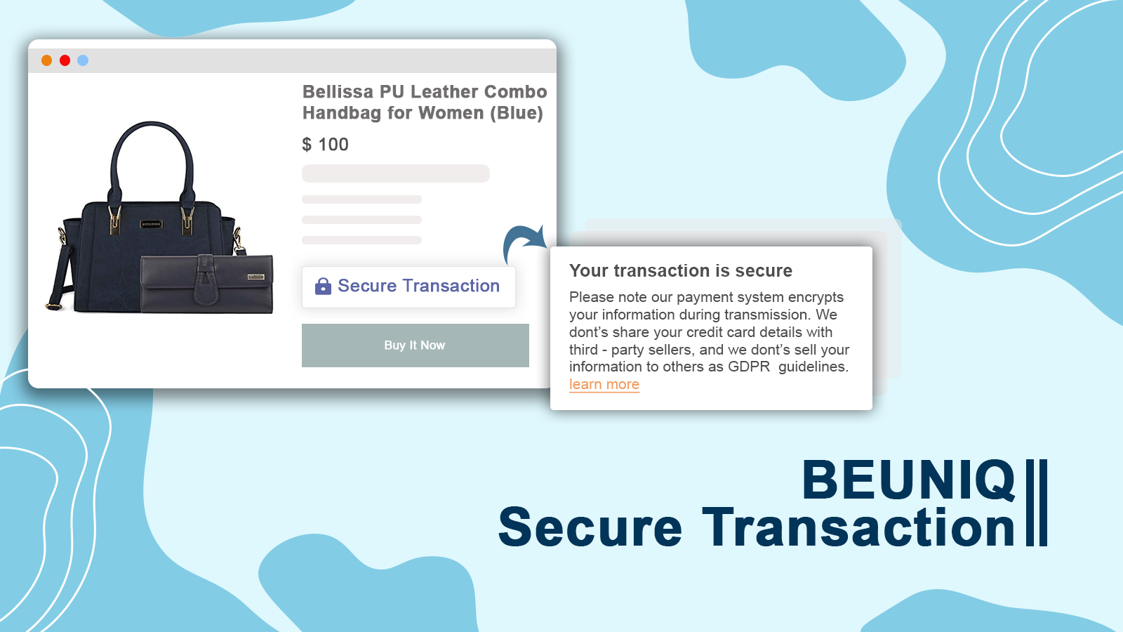 Secure Transaction Highlights Banner