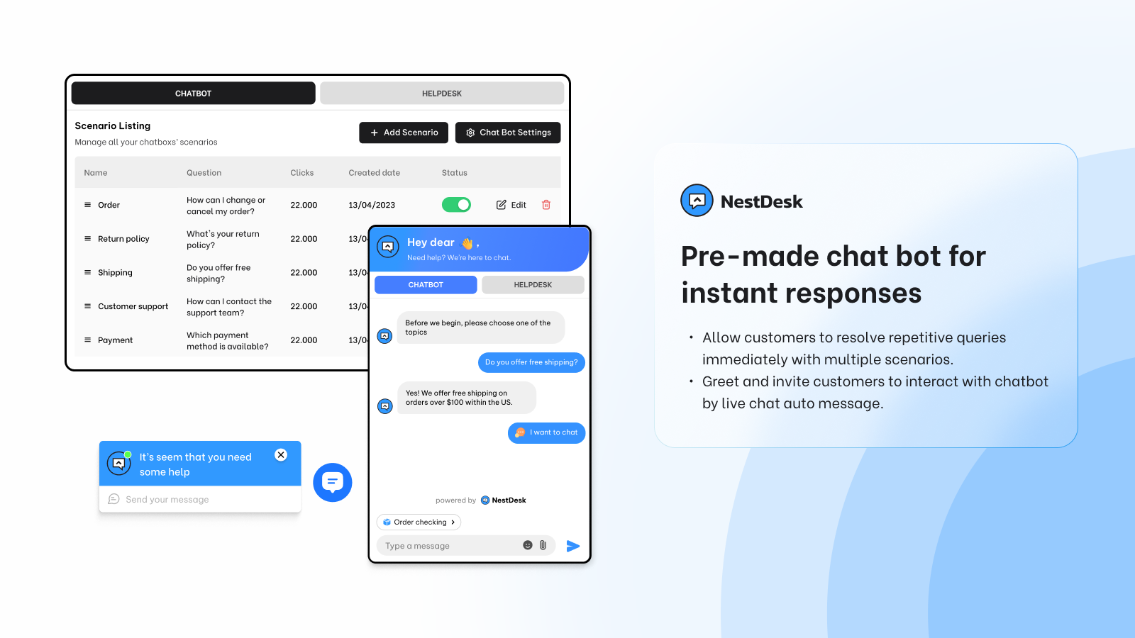 Automatize a resposta a perguntas repetitivas com chatbot