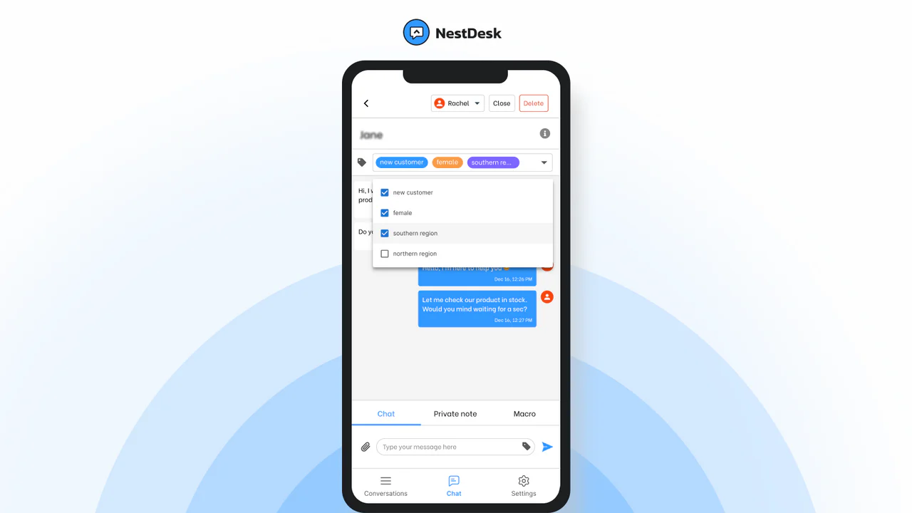 Shopify app: Helpdesk and live chat for online store 