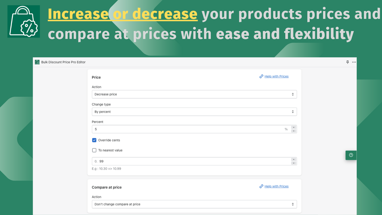 Price changes rule 