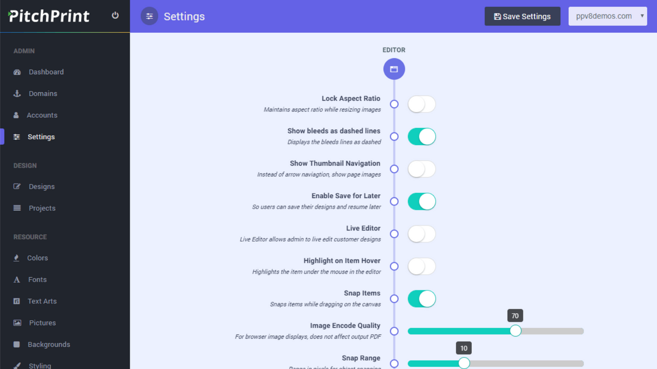 Configuraciones