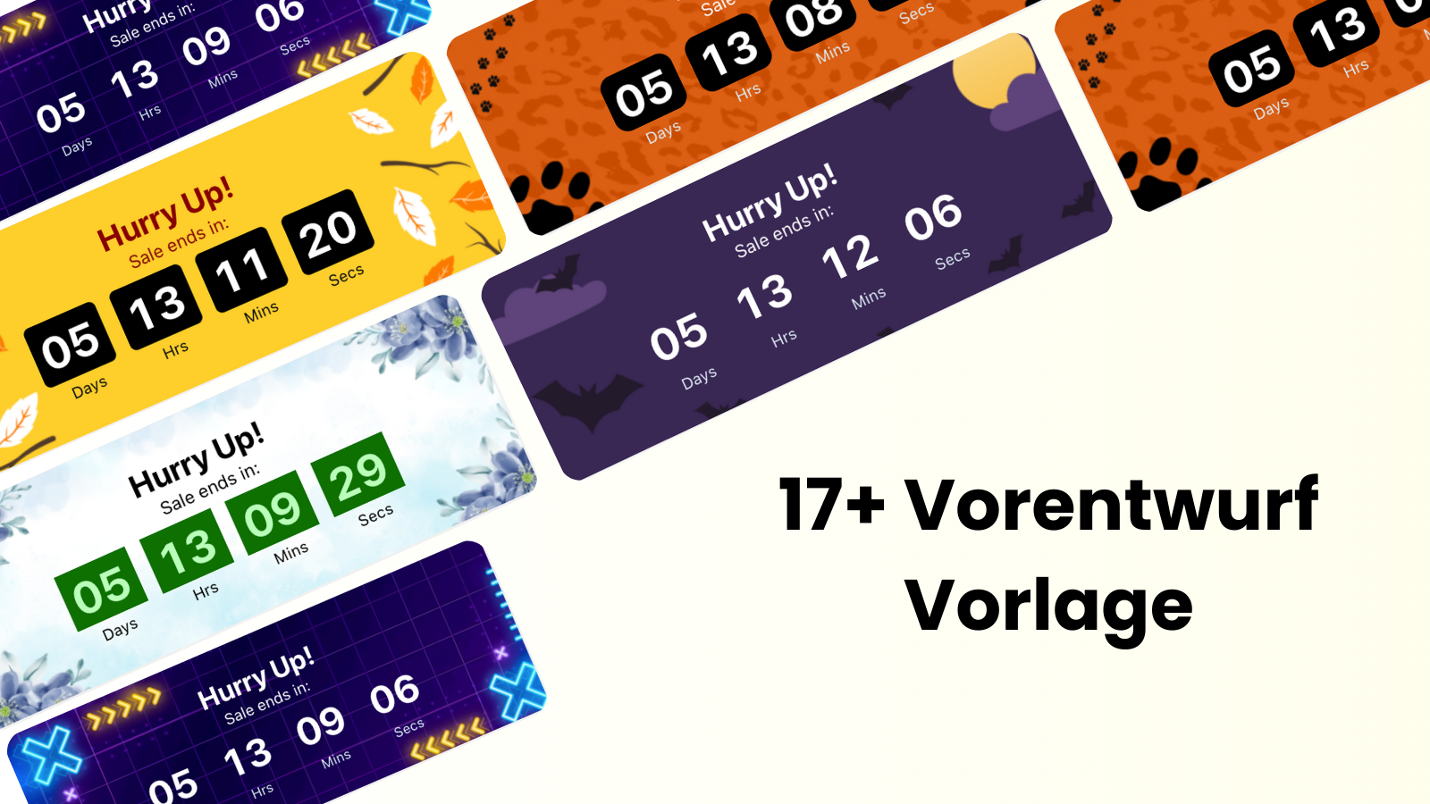 17+ Vorentwurf Vorlage