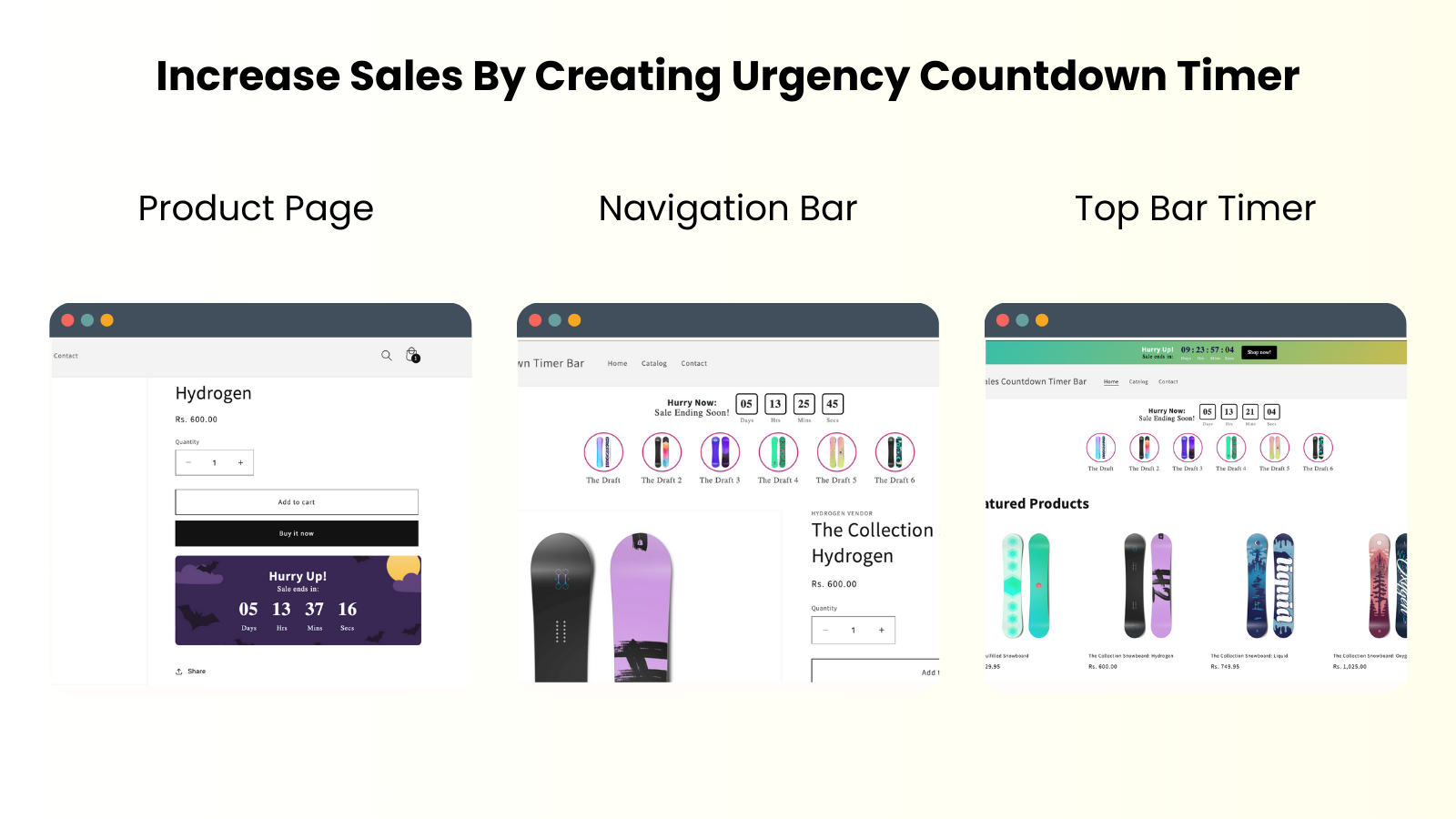 Urgency Countdown Timer, Wix App Market