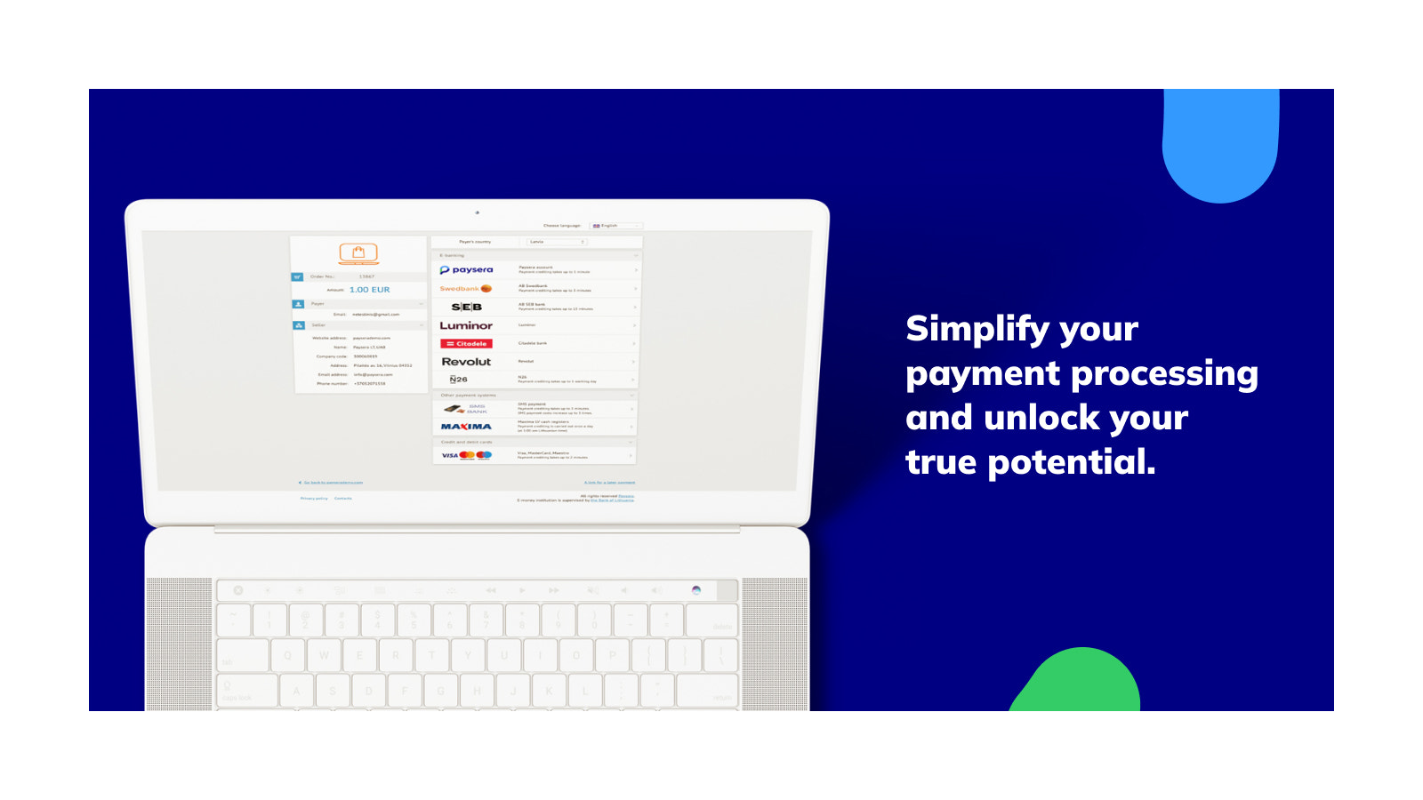 Simplifique o processamento de seus pagamentos e desbloqueie seu verdadeiro potencial
